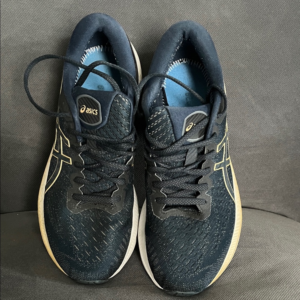 ASICS Woman Blue with Gold accents Running Shoes